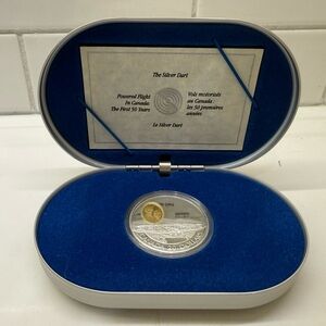 RCM 1991 Silver Dart $20 Proof Coin | Gold Cameo | Complete Set